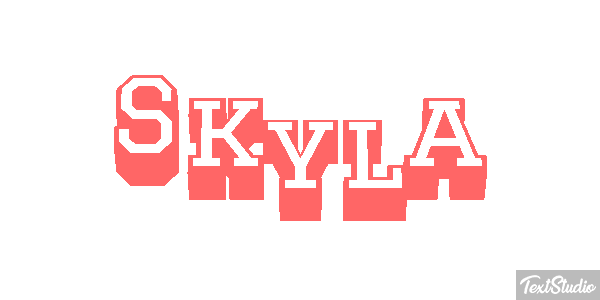 Skyla Effetto testo