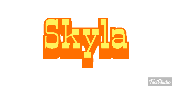 Skyla Effetto testo