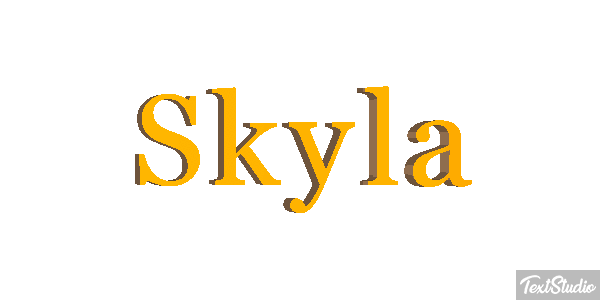 Skyla Effetto testo