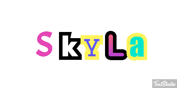 Skyla Effetto testo