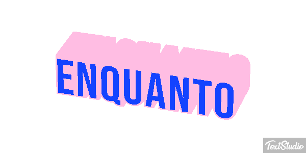 Enquanto Text effect