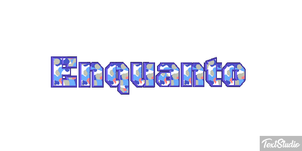 Enquanto Text effect