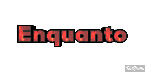 Enquanto Text effect