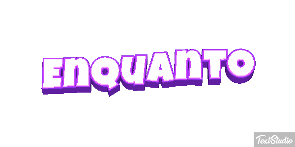 Enquanto Text effect