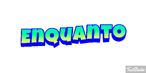 Enquanto Text effect