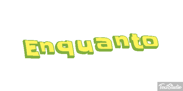 Enquanto Text effect