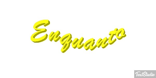 Enquanto Text effect