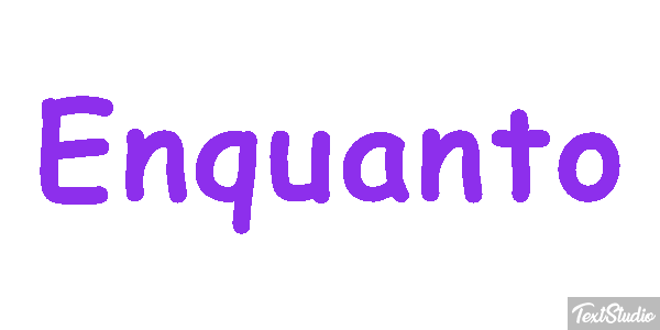 Enquanto Text effect