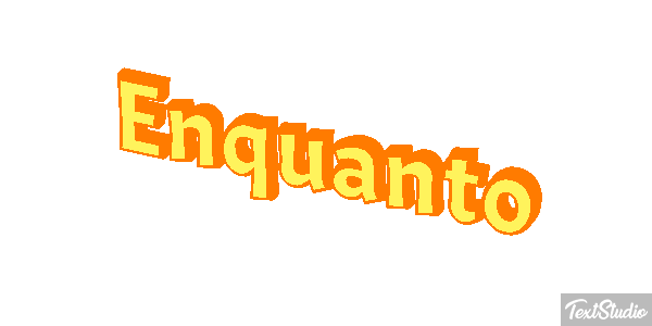 Enquanto Text effect