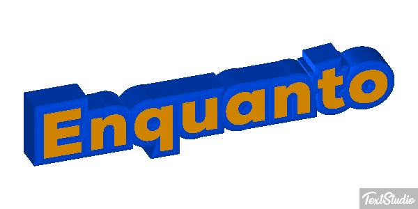 Enquanto Text effect