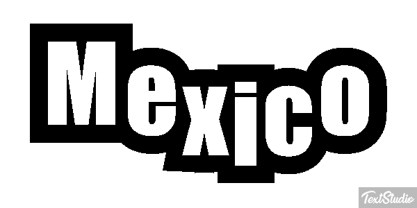 Mexico Text effect
