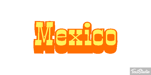 Mexico Text effect