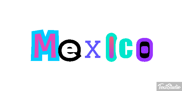 Mexico Text effect