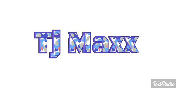 Tj Maxx Text effect