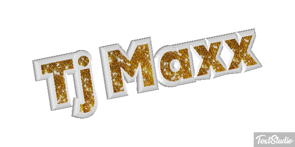 Tj Maxx Text effect