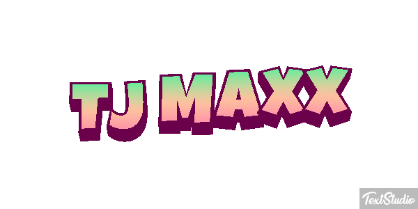Tj Maxx Text effect