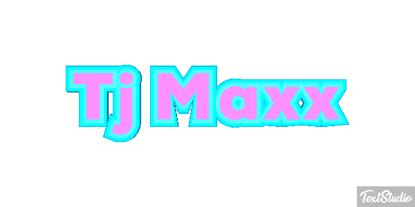 Tj Maxx Text effect