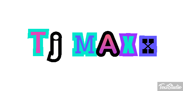 Tj Maxx Text effect