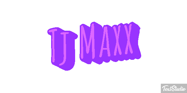 Tj Maxx Text effect