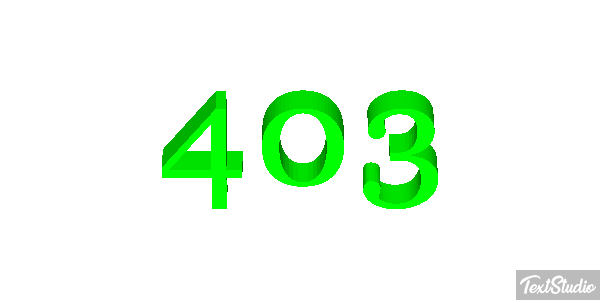 403 Texteffekt
