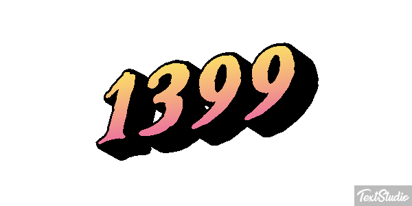 1399 Text effect