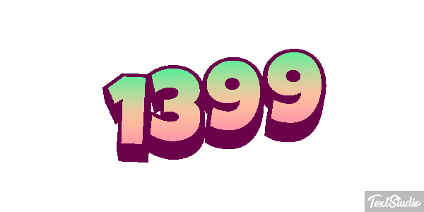 1399 Text effect