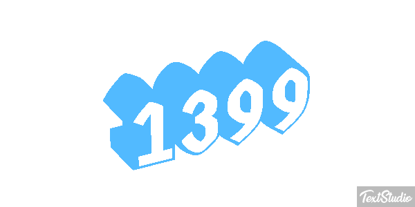 1399 Text effect