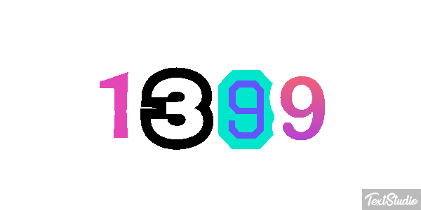 1399 Text effect