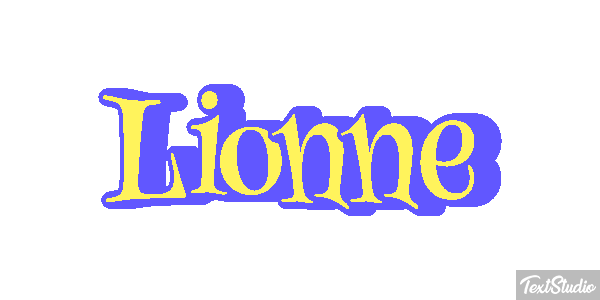 Lionne Effet de texte