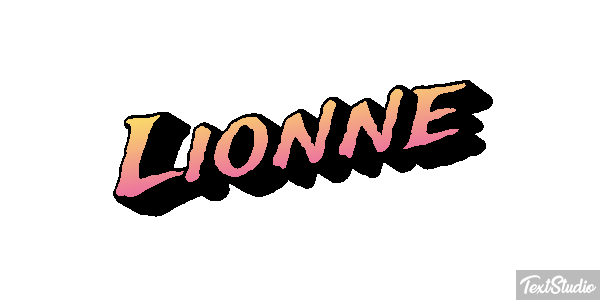 Lionne Effet de texte