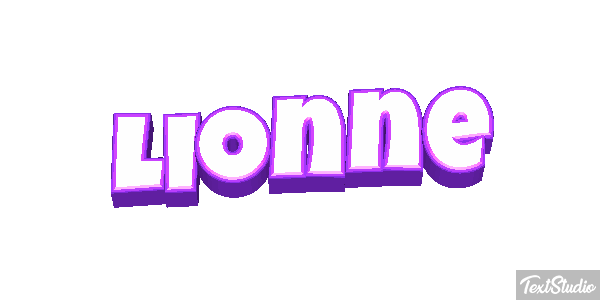 Lionne Effet de texte