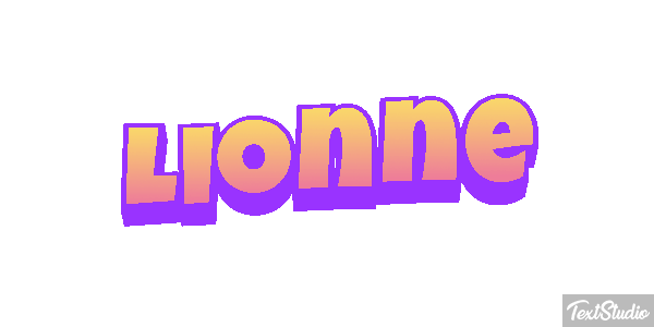 Lionne Effet de texte