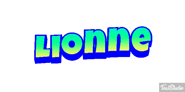 Lionne Effet de texte