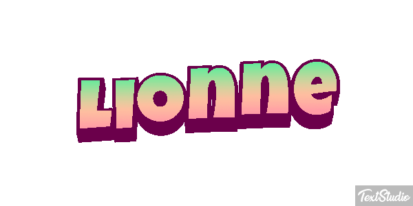 Lionne Effet de texte