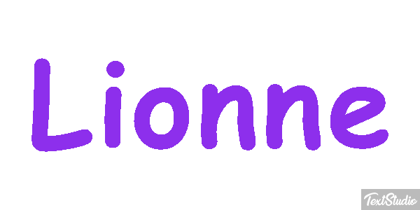 Lionne Effet de texte