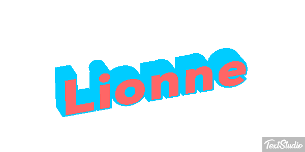 Lionne Effet de texte
