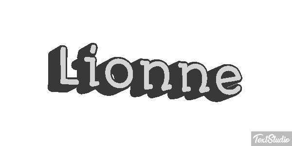 Lionne Effet de texte