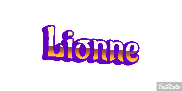 Lionne Effet de texte