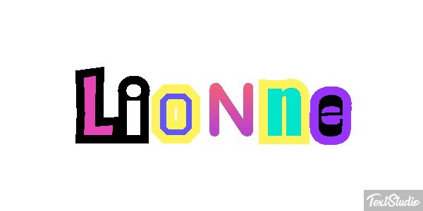 Lionne Effet de texte