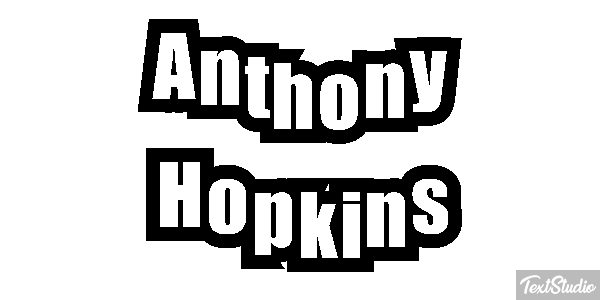 Anthony Hopkins Efeito do texto