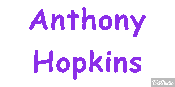 Anthony Hopkins Efeito do texto