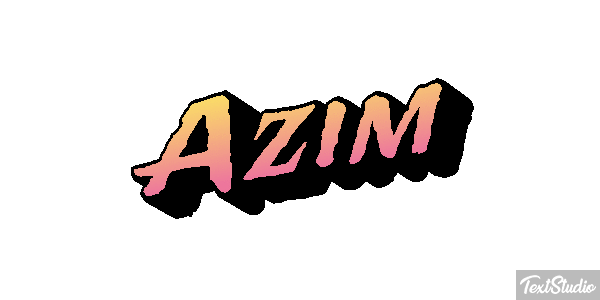 Azim Text effect