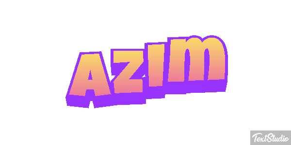 Azim Text effect