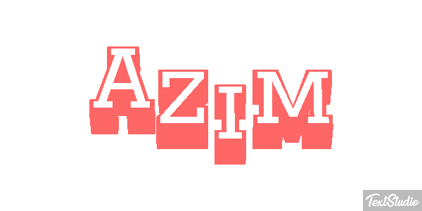 Azim Text effect
