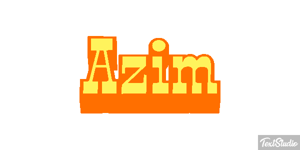 Azim Text effect