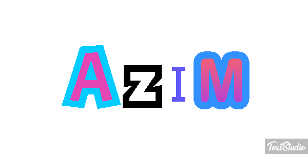 Azim Text effect