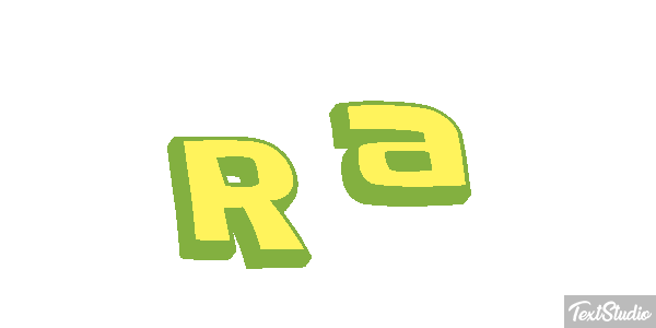 Rã Efeito do texto