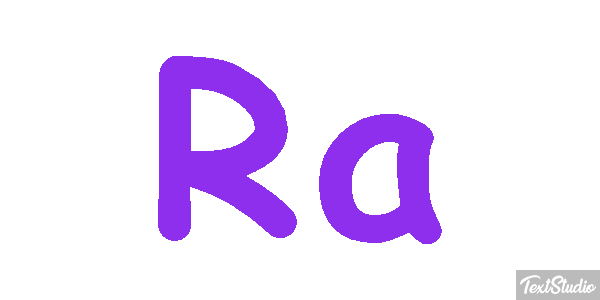 Rã Efeito do texto