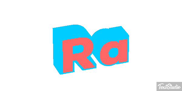 Rã Efeito do texto
