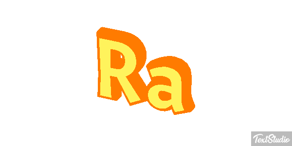Rã Efeito do texto